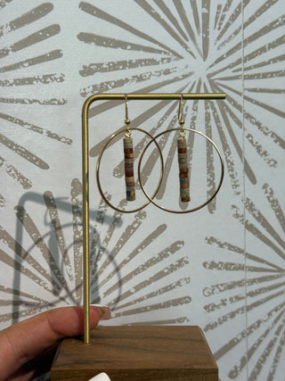 Serpentine Earrings - Simply Sunflowers