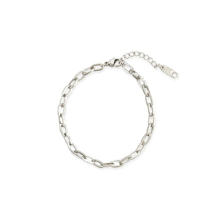 Silver Curb Chain Bracelet - Simply Sunflowers