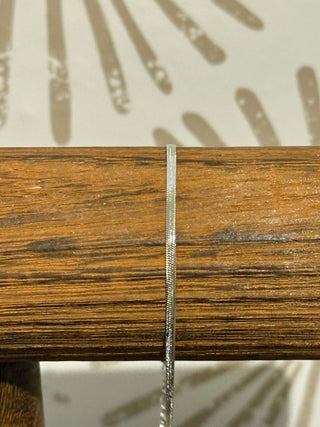 Silver Herringbone Bracelet - Simply Sunflowers