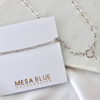 Silver Paperclip Bracelet - Simply Sunflowers