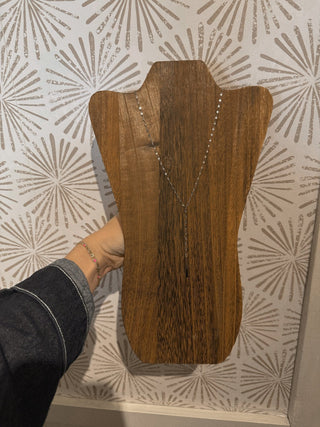 Silver Shimmer Lariat - Simply Sunflowers