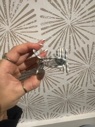 Simple Plaid Hair Clip - Simply Sunflowers