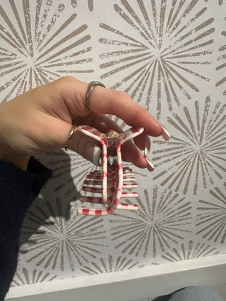 Simple Plaid Hair Clip - Simply Sunflowers