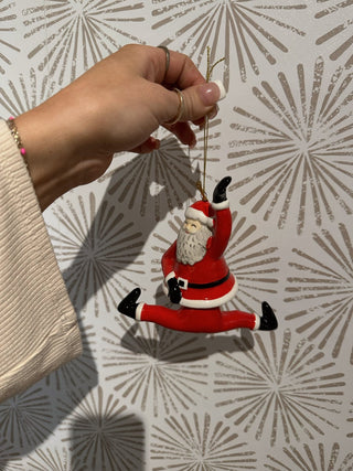 Splitting Santa Ornament - Simply Sunflowers