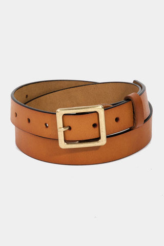 Square Buckle Belt - Simply Sunflowers