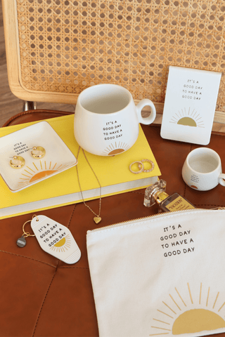 Square Trinket Tray It's A Good Day - Simply Sunflowers