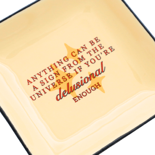Square Trinket Tray Sign From The Universe - Simply Sunflowers