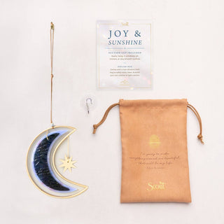 Stained Glass Light Catcher - Moon Star - Simply Sunflowers