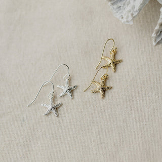 Starry Seashell Earrings - Simply Sunflowers