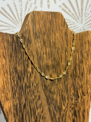 Stone Chain Necklace - Simply Sunflowers