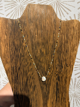 Stone & Sea Necklace - Simply Sunflowers