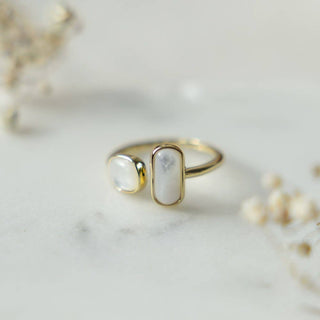 Stone Sister Ring - Simply Sunflowers