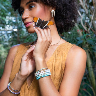 Stone Stacking Bracelet - Simply Sunflowers