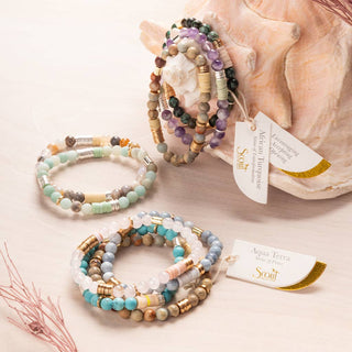 Stone Stacking Bracelet - Simply Sunflowers