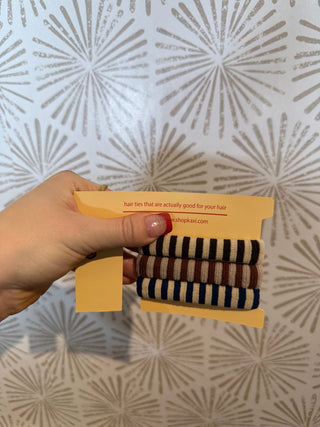 Striped Hair Tie Pack - Simply Sunflowers