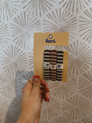 Striped Hair Tie Pack - Simply Sunflowers