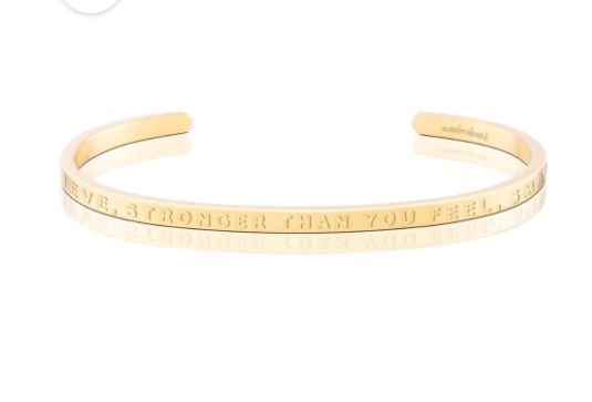 MantraBand Bracelets: Gold