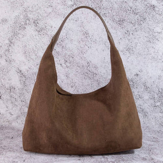 Suede Hobo Shoulder Bag - Simply Sunflowers