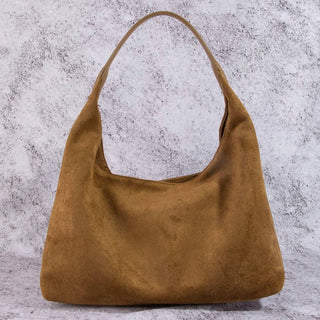 Suede Hobo Shoulder Bag - Simply Sunflowers