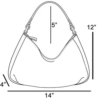 Suede Hobo Shoulder Bag - Simply Sunflowers