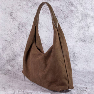 Suede Hobo Shoulder Bag - Simply Sunflowers