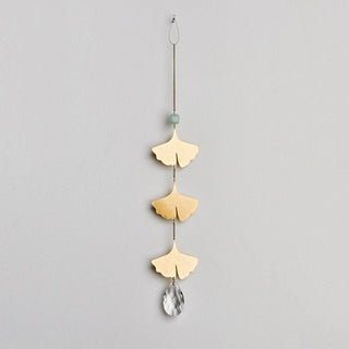 Suncatcher - Botanical Leaf/Amazonite - Simply Sunflowers