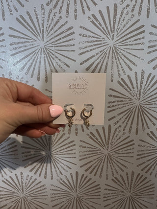 Sunny Day Huggie Hoops - Simply Sunflowers