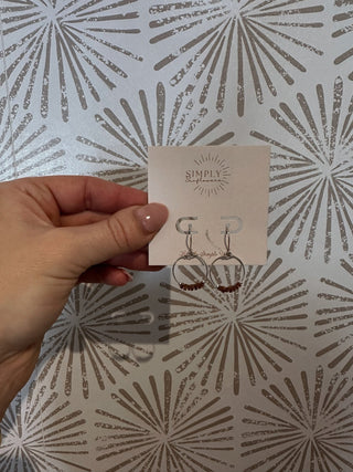 Sunstone Sterling Silver Earrings - Simply Sunflowers