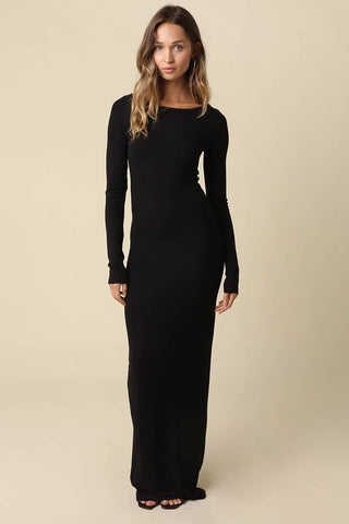Tamia Bodycon Maxi Dress - Simply Sunflowers