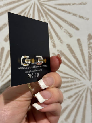 The Amber Stud - Simply Sunflowers