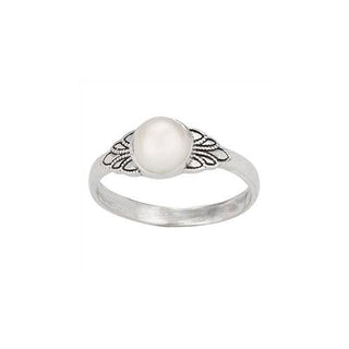 The Beauty Within Sterling Silver Pearl Ring - Simply Sunflowers