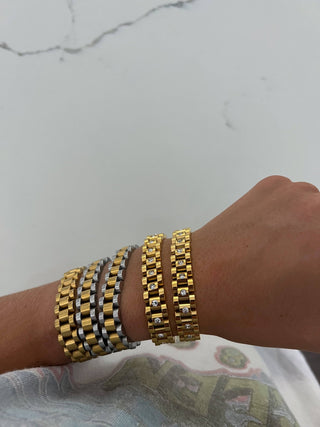 THE CHAIN WATCH BAND BRACELET - Simply Sunflowers