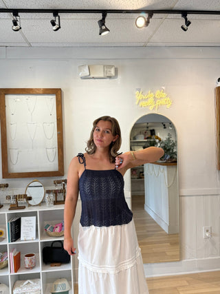 The Hamptons Knit Top - Simply Sunflowers