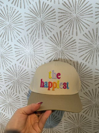 The Happiest Trucker Hat - Simply Sunflowers