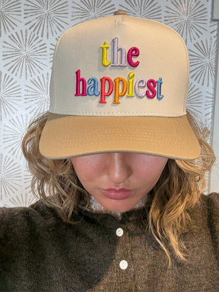 The Happiest Trucker Hat - Simply Sunflowers