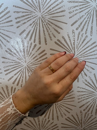 The Ribbed Ring - Simply Sunflowers