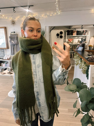 The Tassel Scarf - Simply Sunflowers