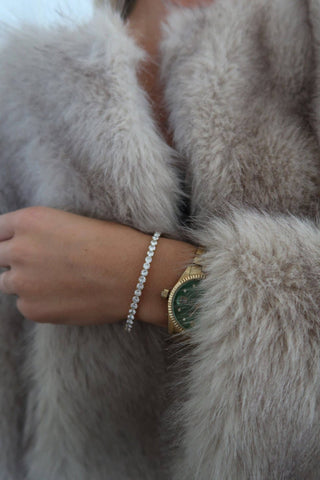 THICK STRETCHY TENNIS BRACELET - Simply Sunflowers