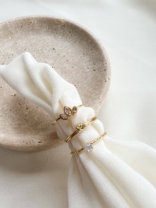 Thin Twisted Ring - Simply Sunflowers
