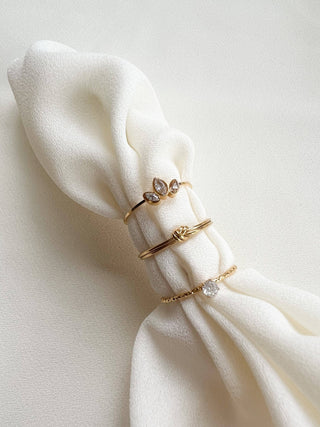 Thin Twisted Ring - Simply Sunflowers