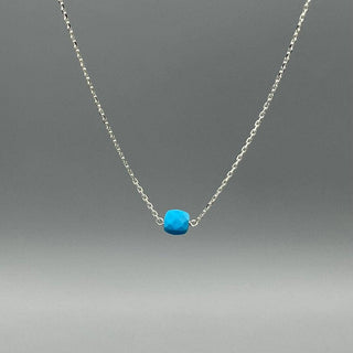 Tiny Square Stone Necklace - Simply Sunflowers