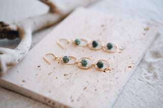 Triple Hoop Earrings - Simply Sunflowers