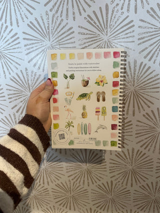 Tropical watercolor workbook - Simply Sunflowers