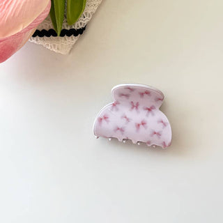 Tulip Floral Print Hair Claw, Bow & Teddy Bear Hair Clip - Simply Sunflowers