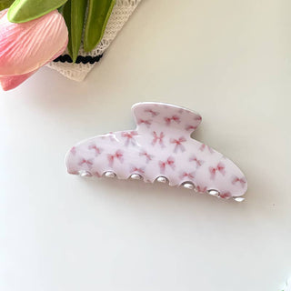 Tulip Floral Print Hair Claw, Bow & Teddy Bear Hair Clip - Simply Sunflowers