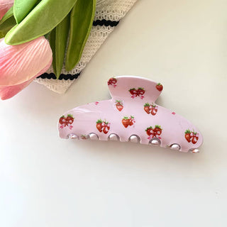 Tulip Floral Print Hair Claw, Bow & Teddy Bear Hair Clip - Simply Sunflowers