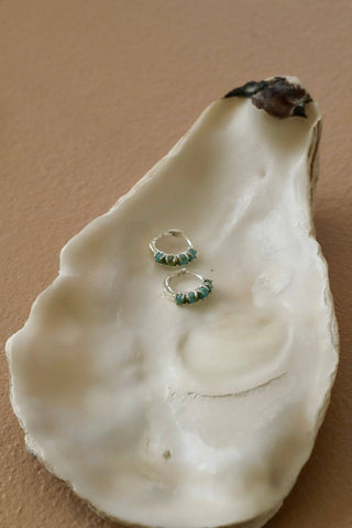 Turquoise Hoops - Simply Sunflowers