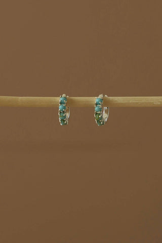 Turquoise Hoops - Simply Sunflowers