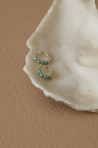 Turquoise Hoops - Simply Sunflowers