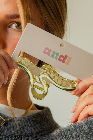 Twirly Claw Clip - Simply Sunflowers